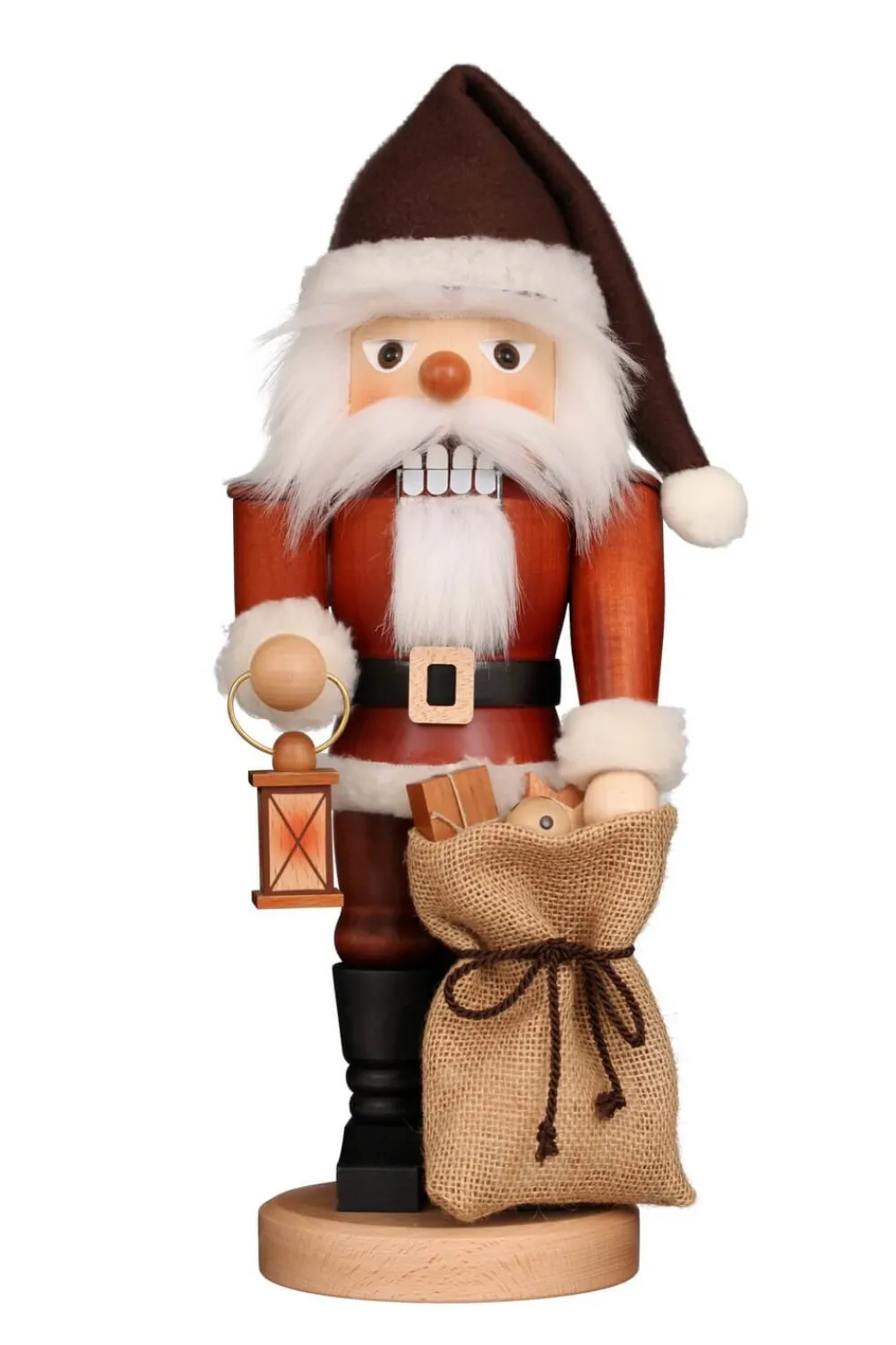 Christian Ulbricht Nussknacker*Nussknacker Weihnachtsmann mit Laterne, 42 cm von