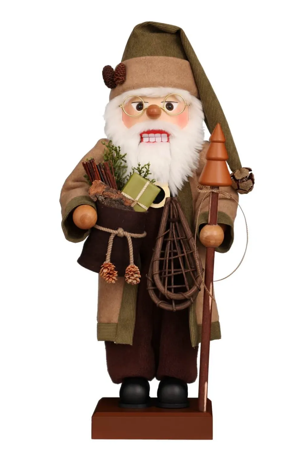 Christian Ulbricht Auslaufartikel | Nussknacker*Nussknacker Weihnachtsmann Waldgeschenke, 48 cm von