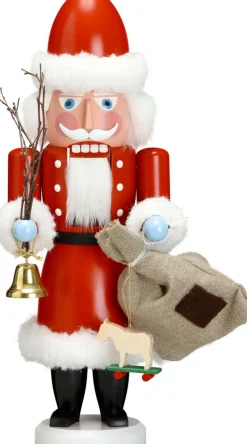 Seiffener Volkskunst eG Neuheiten | Bestseller*Nussknacker Weihnachtsmann, 38 cm von