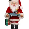 Christian Ulbricht Nussknacker*Nussknacker Weihnachtsmann mit Spielzeugauto, 47 cm von