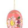 Figurenland Uhlig GmbH Ostereier*Osterei pink mit Blumen von