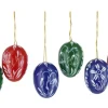 Figurenland Uhlig GmbH Ostereier*Ostereier mit weißen Blumen, 3 cm, 6 Stück von