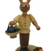 Günter Schulze Holzdrechslerei Neuheiten*Osterhase - Frau mit Körbchen, von Günter Schulze