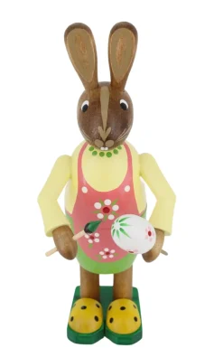 Figurenland Uhlig GmbH Osterhasen*Osterhase - Frau mit Pinsel und kleinem Osterei, 15 cm von