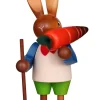 Christian Ulbricht Osterhasen*Osterhase - Hasenmann mit Karotte, 23 cm von