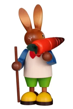 Christian Ulbricht Osterhasen*Osterhase - Hasenmann mit Karotte, 23 cm von