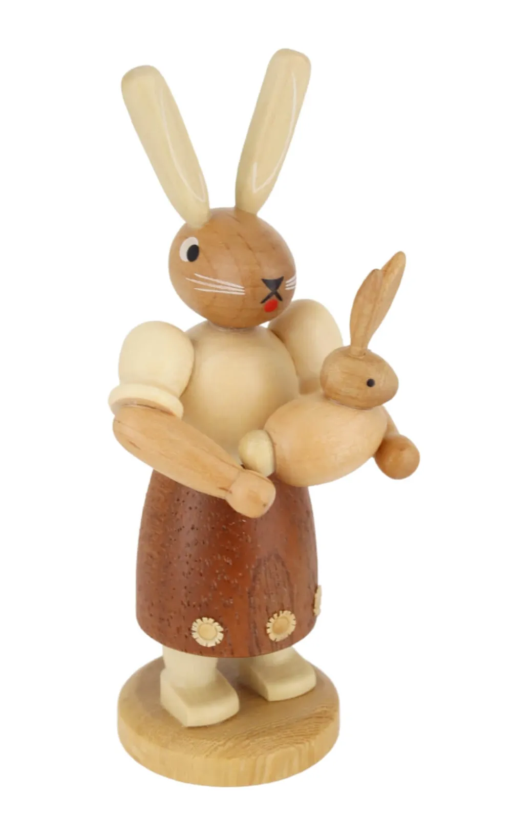 Müller Kleinkunst Osterhasen*Osterhase - Hasenmutter mit Kind, , 11 cm von