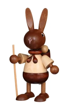 Christian Ulbricht Osterhasen*Osterhase - Hasenwanderer, 11 cm, natur von