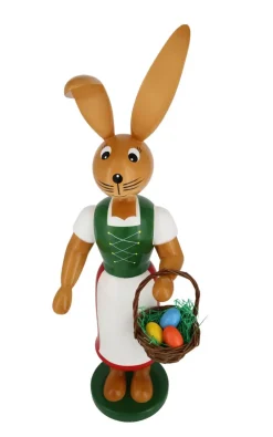 Holzkunst Gahlenz Osterhasen*Osterhase - Häsin mit langem Rock, 55 cm von