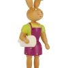 Holzkunst Gahlenz Osterhasen*Osterhase - Häsin mit Picknickdecke, 25 cm von