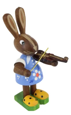 Figurenland Uhlig GmbH Osterhasen*Osterhase - Mädchen mit Violine von