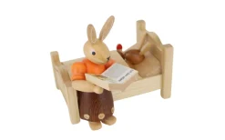 Müller Kleinkunst Osterhasen*Osterhase - Mutter erzählt Gute-Nacht-Geschichte, 10 cm, von