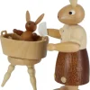 Müller Kleinkunst Neuheiten | Osterhasen*Osterhase - Mutter mit badendem Kind, 11 cm, von