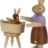 Müller Kleinkunst Osterhasen*Osterhase - Mutter mit badendem Kind, farbig, 11 cm von