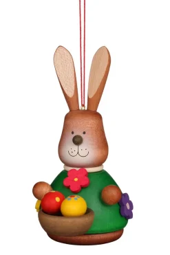 Christian Ulbricht Neuheiten | Osterhasen*Osterhase - Wackelhase mit Eierkorb von