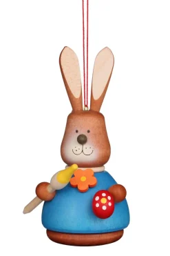Christian Ulbricht Osterhasen*Osterhase - Wackelhase zum Hängen mit Pinsel, 10 cm, von