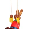Christian Ulbricht Neuheiten*Osterhase auf Schaukel, 20 cm von