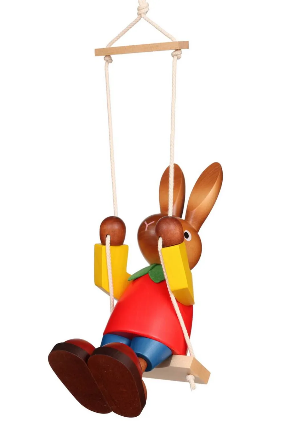 Christian Ulbricht Neuheiten*Osterhase auf Schaukel, 20 cm von