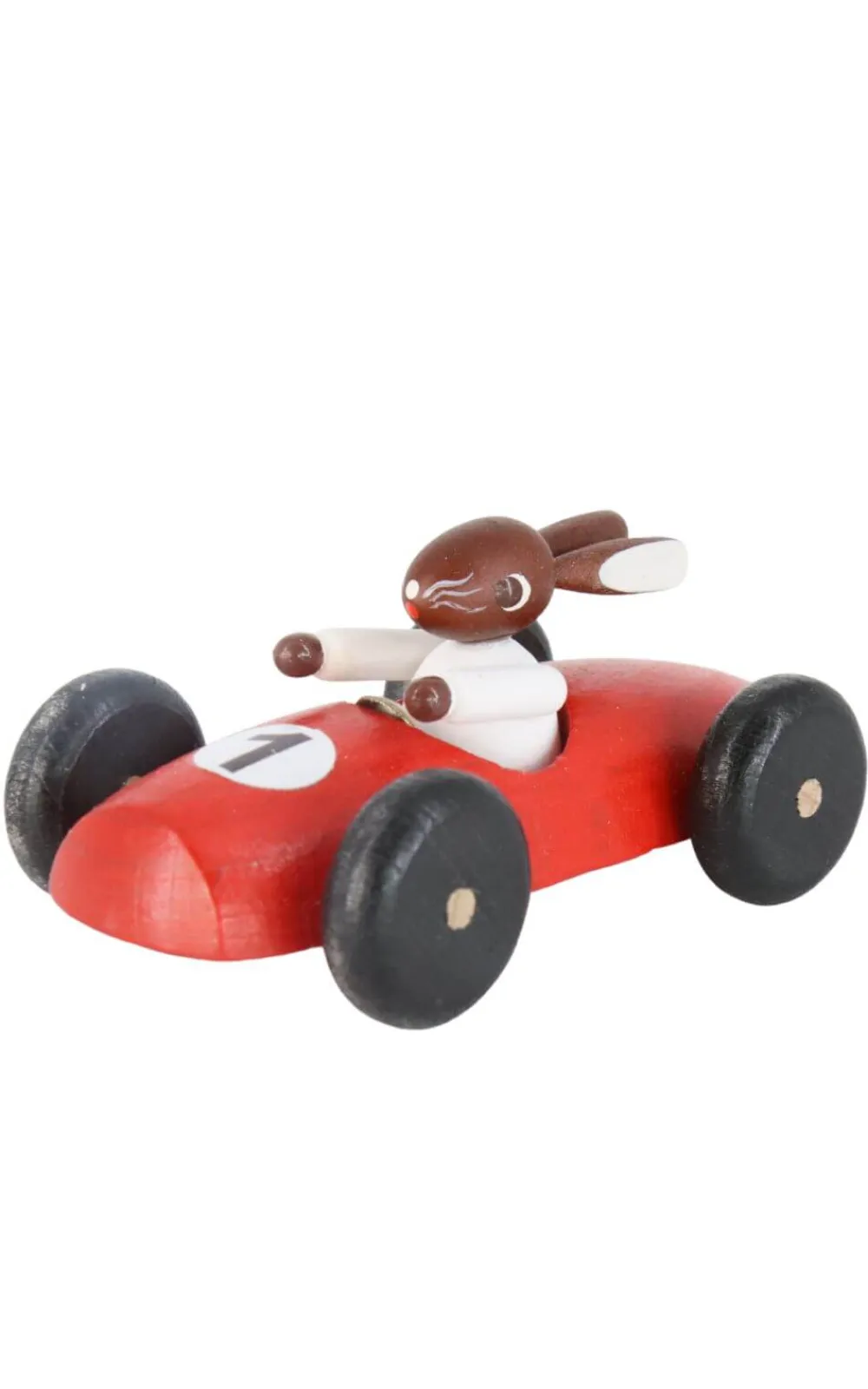 Legler Holz- und Drechslerwaren HODREWA Osterhasen*Osterhase im Rennauto, von HODREWA Legler