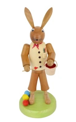 SEIFFENcom by Nestler GmbH Neuheiten | Osterhasen*Osterhase Maler mit Pinsel, 28 cm, von SEIFFEN.COM