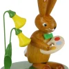 Zenker Neuheiten*Osterhase mit Farbpalette und Blumen, 7 cm von Ralf