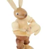 Müller Kleinkunst Osterhasen*Osterhase mit Katze, 11 cm, von