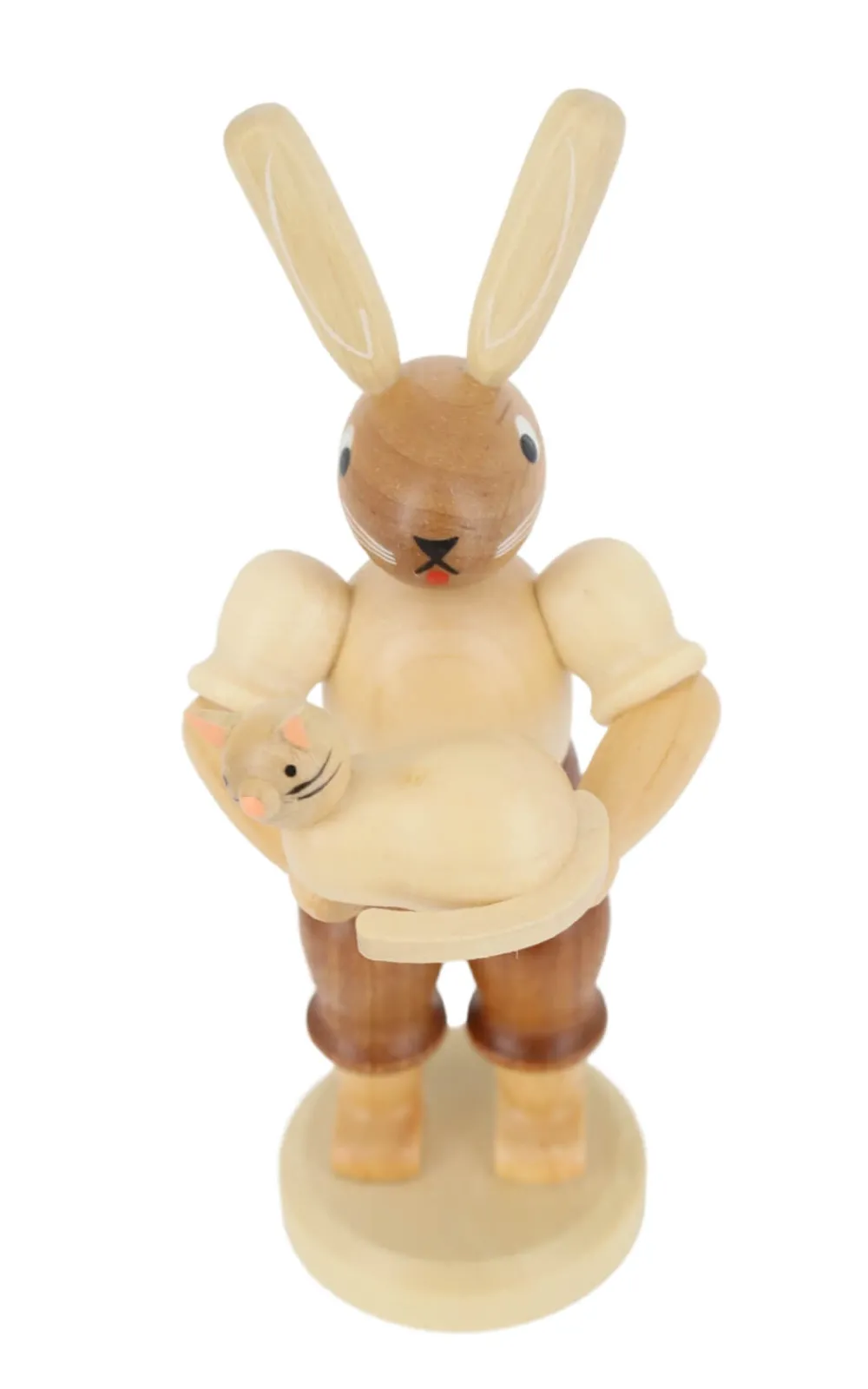 Müller Kleinkunst Osterhasen*Osterhase mit Katze, 11 cm, von