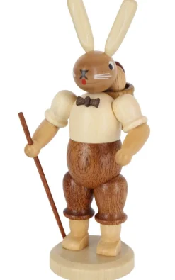 Müller Kleinkunst Osterhasen*Osterhase mit Korb , 11 cm von