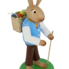SEIFFENcom by Nestler GmbH Neuheiten | Osterhasen*Osterhase mit Korb und Wanderstab, 28 cm von SEIFFEN.COM
