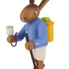 SEIFFENcom by Nestler GmbH Osterhasen*Osterhase mit Korb und Wanderstab, 18 cm, von SEIFFEN.COM