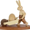 Müller Kleinkunst Osterhasen*Osterhase mit Schubkarre, 11 cm, von