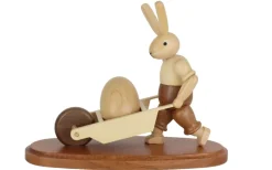 Müller Kleinkunst Osterhasen*Osterhase mit Schubkarre, 11 cm, von