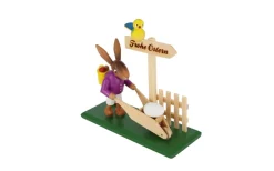 SEIFFENcom by Nestler GmbH Neuheiten*Osterhase mit Schubkarre, 12 cm, von SEIFFEN.COM