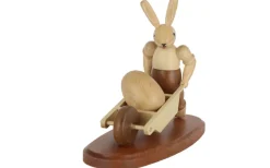 Müller Kleinkunst Osterhasen*Osterhase mit Schubkarre, 11 cm, von