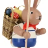 KWO Osterhasen*Osterhase mit Tragekorb, 11 cm von