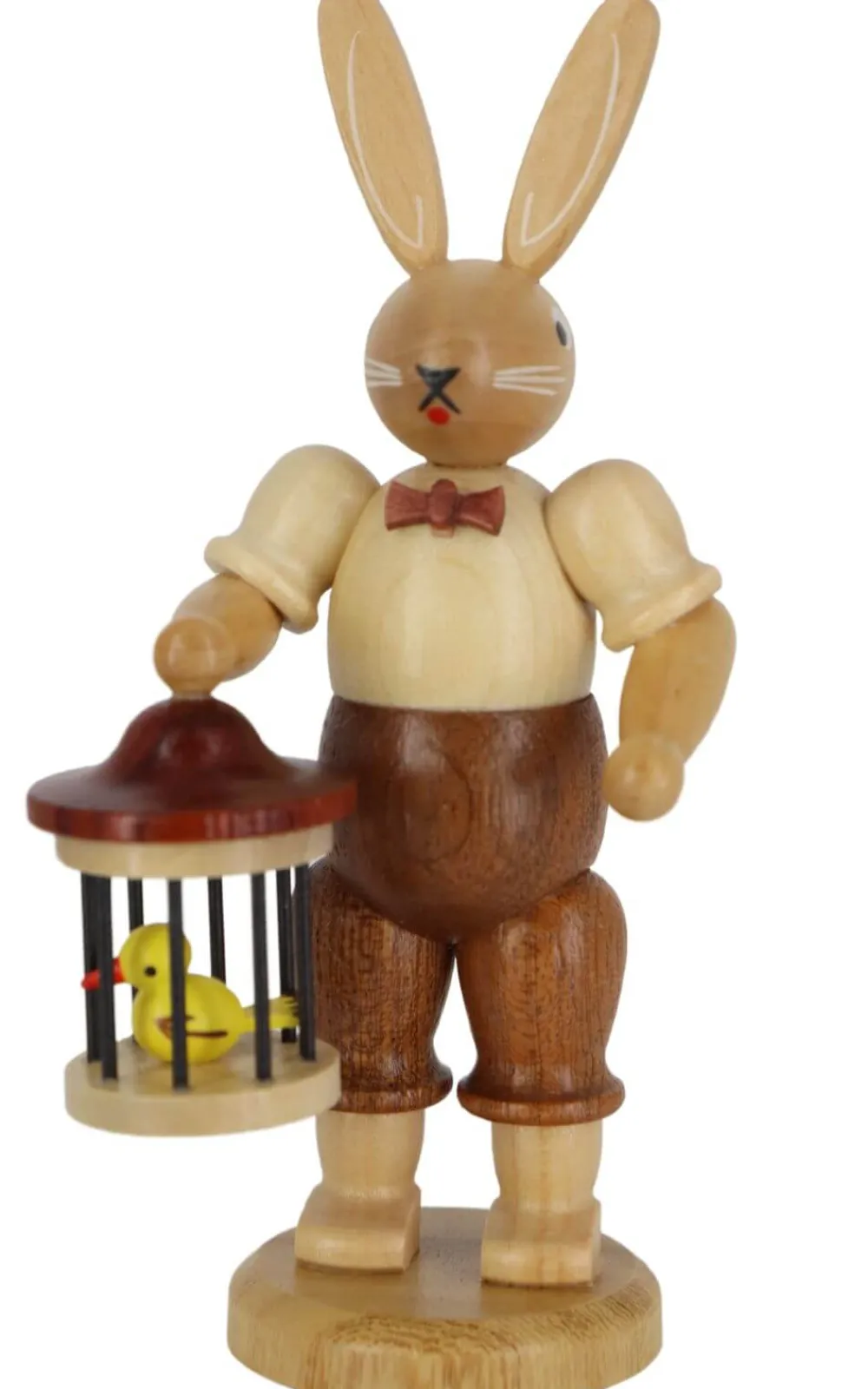 Müller Kleinkunst Osterhasen*Osterhase mit Vogelkäfig, 11 cm, von