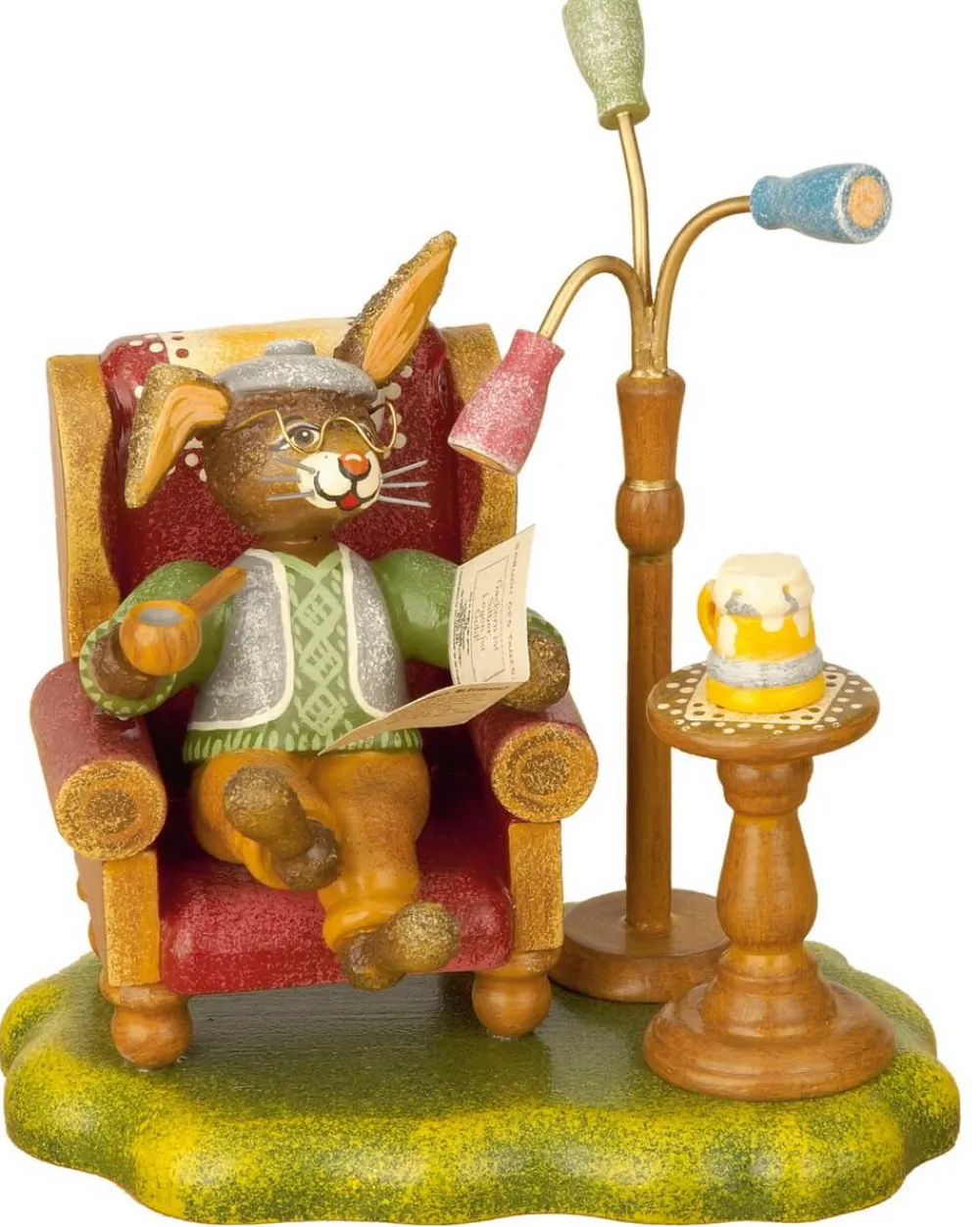 Hubrig Volkskunst Neuheiten | Osterhasen*Osterhase Opa, 10 cm von