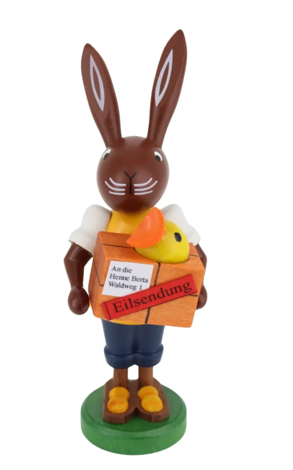 Thomas Preißler Osterhasen*Osterhase Postbote, 9 cm von