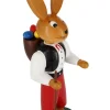 Holzkunst Gahlenz Osterhasen*Osterhase Wanderbursche, 55 cm von