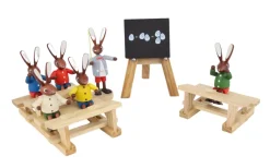 holz.kunst Stephan Kaden Neuheiten | Osterhasen*Osterhasen - Die große Hasenschule von Stephan Kaden