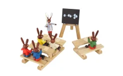 holz.kunst Stephan Kaden Neuheiten | Osterhasen*Osterhasen - Die große Hasenschule von Stephan Kaden