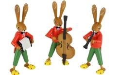 Zenker Neuheiten*Osterhasen - Trio Streicher, 12 cm, von Ralf