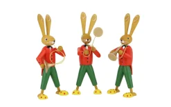 Zenker Neuheiten | Osterhasen*Osterhasen Orchester, 3 - teilig, 12 cm von Ralf