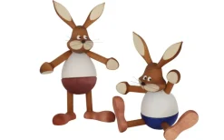Knuth Neuber Neuheiten | Auslaufartikel*Osterhasenpaar, 13 cm, von