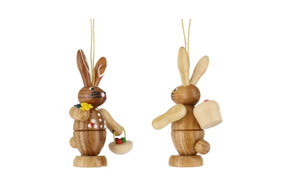 Knuth Neuber Auslaufartikel*Osterhasenpaar zum Hängen, von