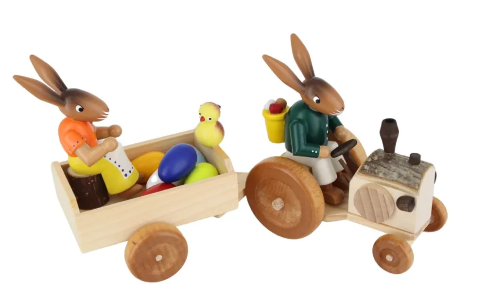 SEIFFENcom by Nestler GmbH Neuheiten | Osterhasen*Osterhasentraktor mit Ostereiern von SEIFFEN.COM