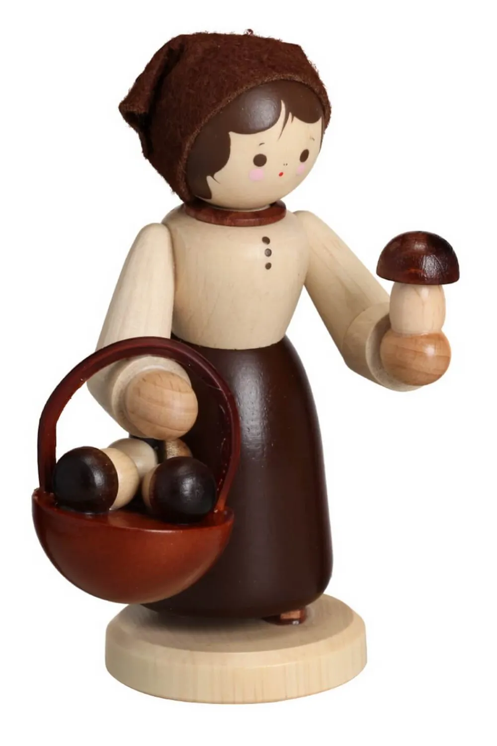 Romy Thiel Neuheiten | Romy Thiel Figuren*Pilzfrau mit Korb, 11 cm, von
