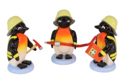 SEIFFENcom by Nestler GmbH Neuheiten*Pinguine - Feuerwehr, 3 - teilig von SEIFFEN.COM