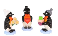 SEIFFENcom by Nestler GmbH Neuheiten*Pinguine - Gratulanten, 3 - teilig, von SEIFFEN.COM