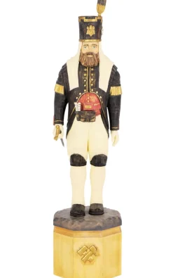 SEIFFENcom by Nestler GmbH Auslaufartikel*Pobershauer Obersteiger, geschnitzt, 42 cm von SEIFFEN.COM